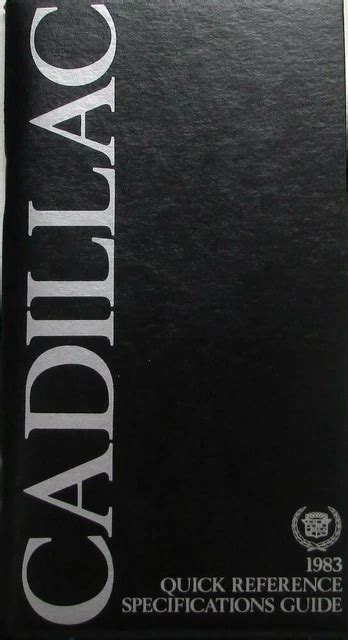 Download Cadillac Quick Reference Guide 