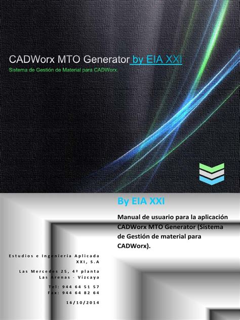 Download Cadworx Manual 