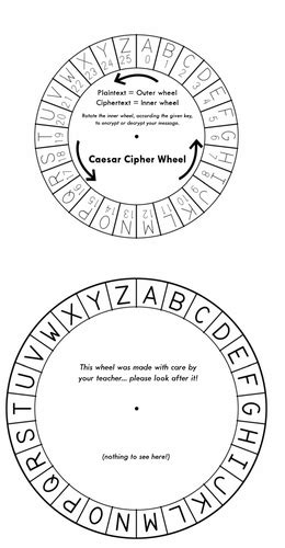 Caesar Cipher Subjects Teaching Resources Caesar Cipher Worksheet - Caesar Cipher Worksheet