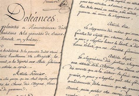 Cahier De Doléances