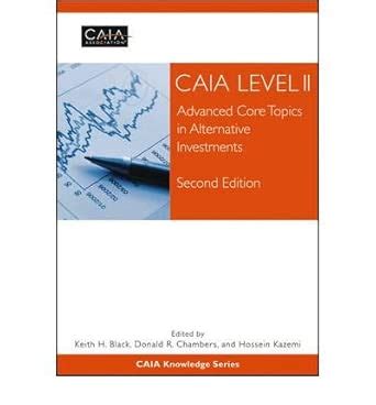 Caia Level Ii Advanced Core Topics In Alternative Investments