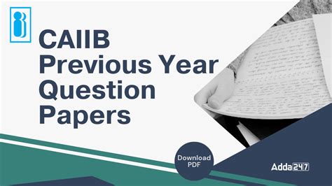 Caiib Previous Year Question Papers