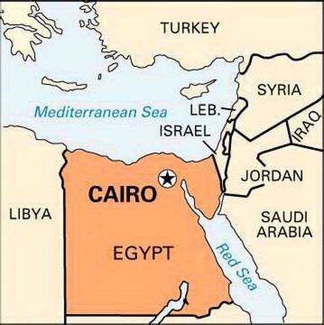 Cairo On Map