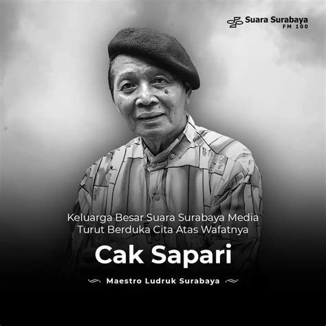 Cak Sapari Seniman Ludruk Legendaris Surabaya Meninggal Dunia