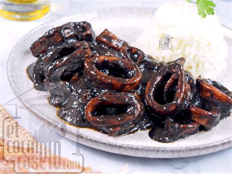 calamares guisados en su tinta