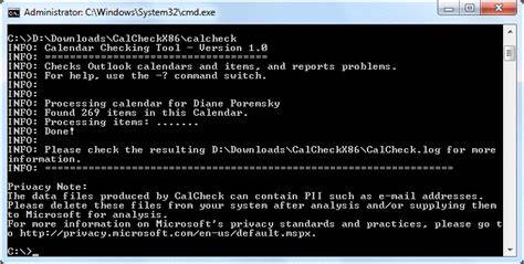 calcheck error code