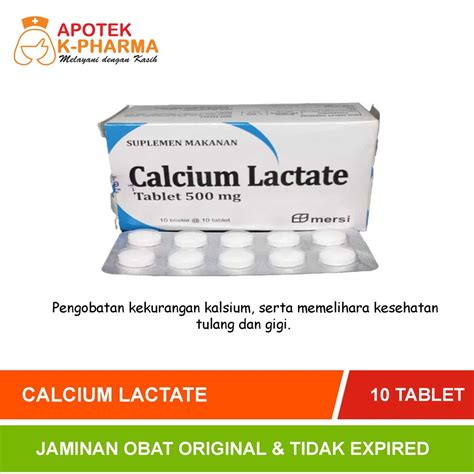 calcium lactate mersi