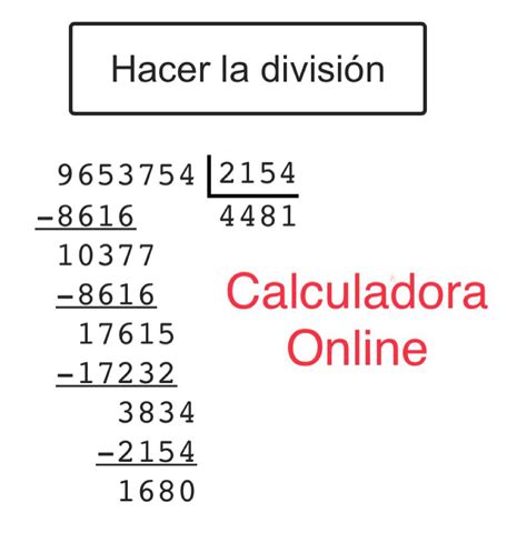 Calculadora De Divisiones