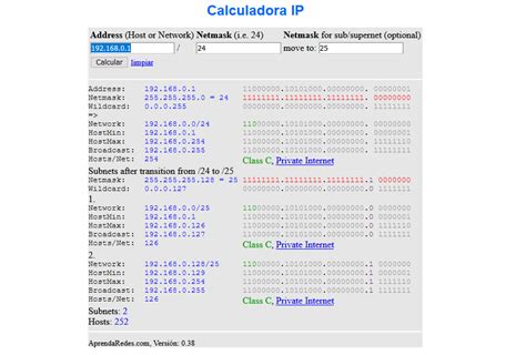 Calculadora De Ip