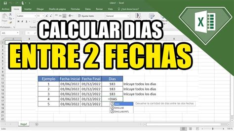 Calcular Dias Fechas