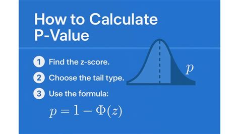 Calculate P Value Calculator