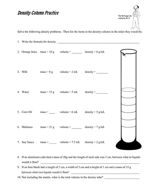 Calculating Density Worksheet 8th Grade   Density Word Problems Practice Density Khan Academy - Calculating Density Worksheet 8th Grade