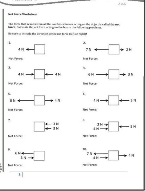 Calculating Force Worksheet Calculating Force Worksheet - Calculating Force Worksheet