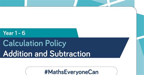 Calculation Policy 8211 Addition And Subtraction Bede Burn Addition And Subtraction Ks1 - Addition And Subtraction Ks1