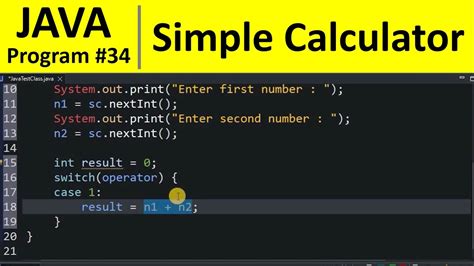 Calculator Program In Java