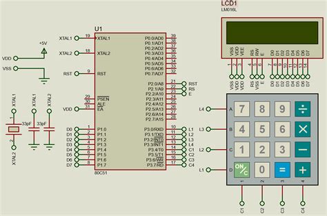 Calculator Using 8051 In Assembly