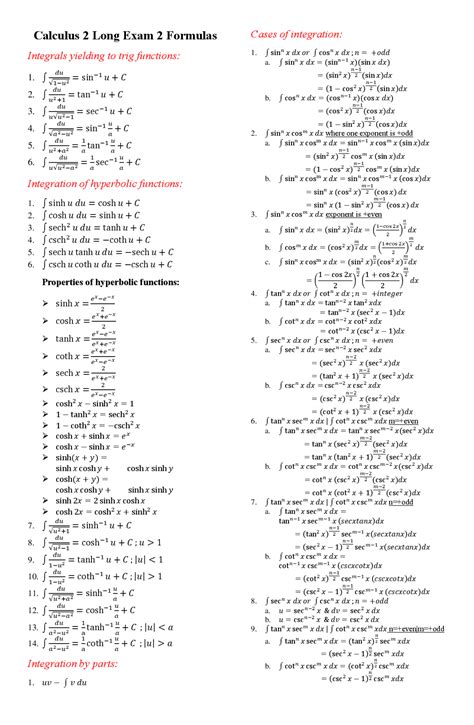 Calculus 2 Chapter 7 Test Practice