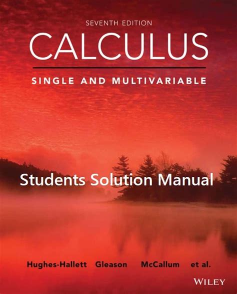 Calculus 7th Edition Student Solutions Manual Stewart