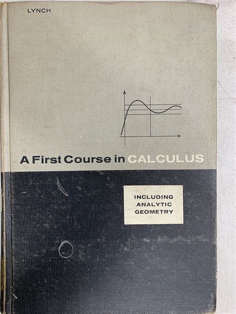 Calculus A First Course Answer Key
