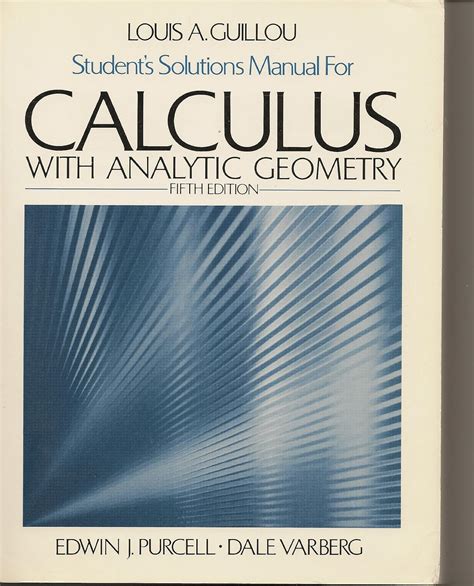 calculus analytic geometry 5th edition solutions