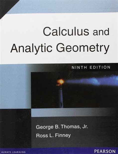 Calculus And Analytic Geometry 9th Edition