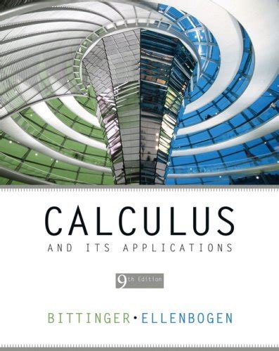 Calculus And Its Applications 9th Edition Answers
