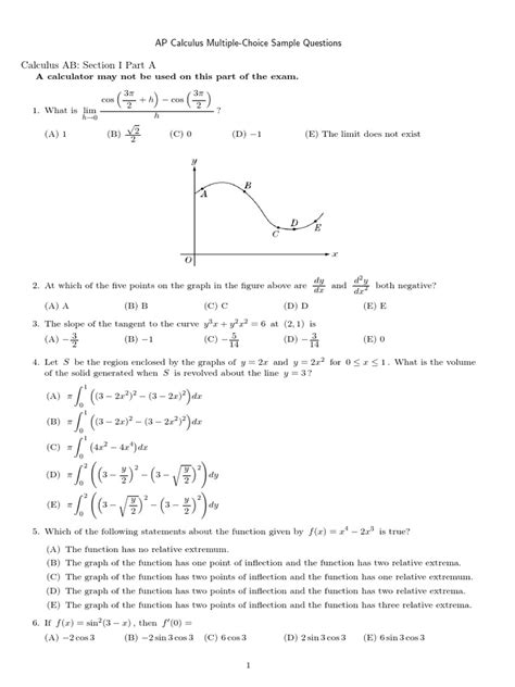 Calculus Bc Multiple Choice