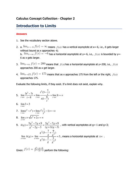 Calculus Chapter 2 Solutions