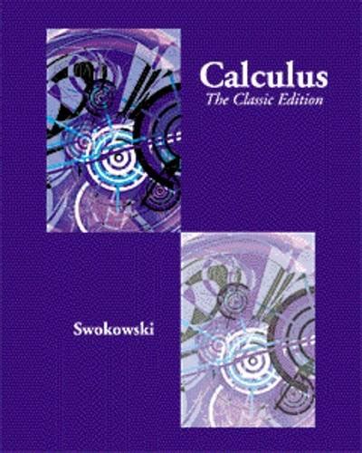 calculus classic edition swokowski