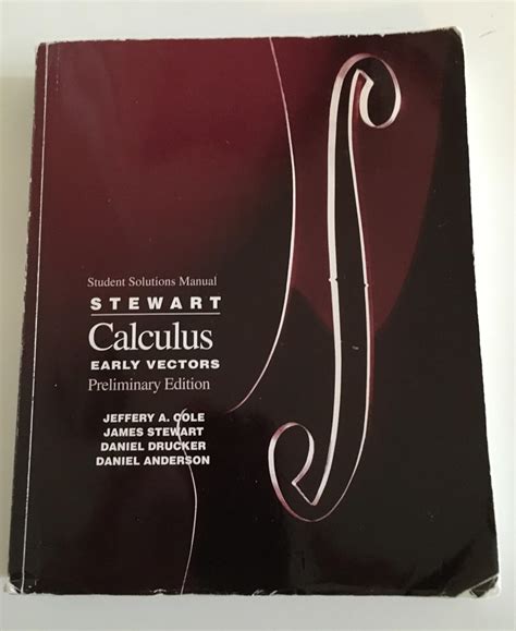 calculus early vectors solutions manual