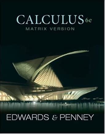 Calculus Matrix Version 6th Edition