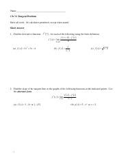 Calculus Maximus Notes 2 1 Tangent Line Problem 2 1