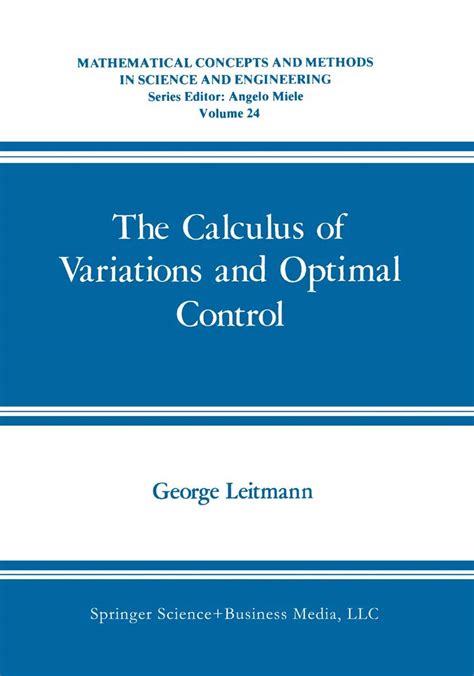 Calculus Of Variations And Optimal Control Theory