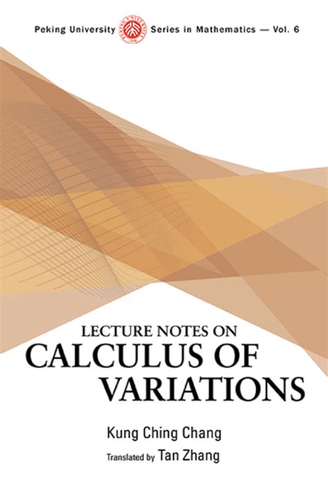 Calculus Of Variations Lecture Notes Uni Leipzig