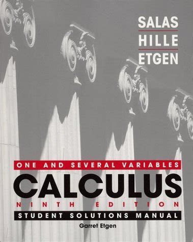 calculus one and several variables solution manual