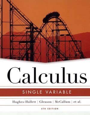 calculus single variable 4th edition hughes hallett