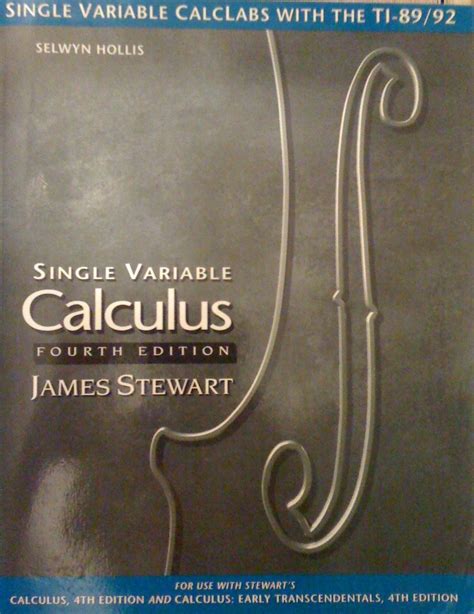 Calculus Single Variable Stewart Solutions Manual