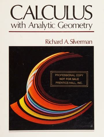 Calculus With Analytic Geometry Silverman Solution