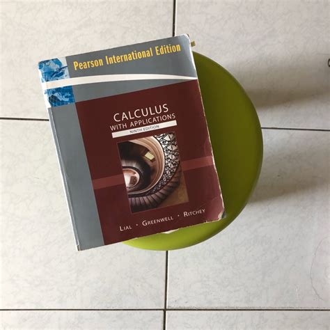 Calculus With Applications 9th Edition By Lial Greenwell And Ritchey