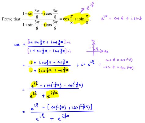 calculus with complex numbers