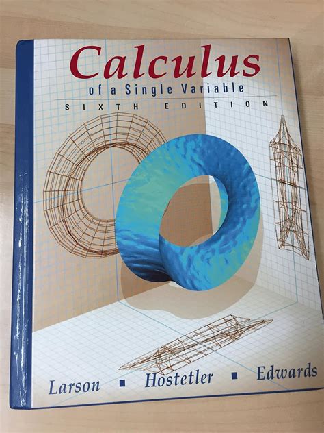 Read Calculus 6Th Edition Larson Hostetler Edwards 