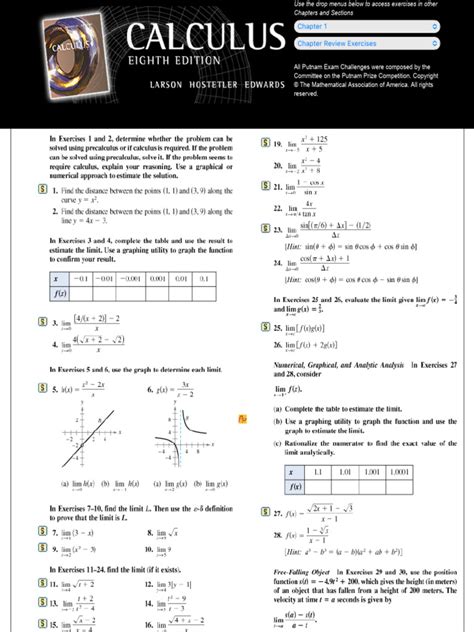 Download Calculus 8Th Edition Esolutions 