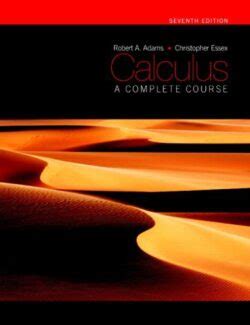 Download Calculus A Complete Course 7Th Edition By Robert Adams 