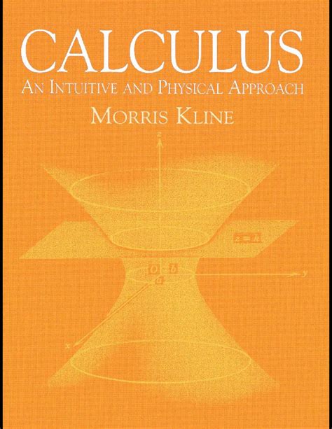 Full Download Calculus An Intuitive And Physical Approach Morris Kline Pdf 