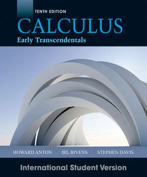 Read Calculus Early Transcendentals 10Th Edition International Student 