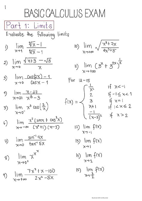Read Calculus Example Problems With Solutions 