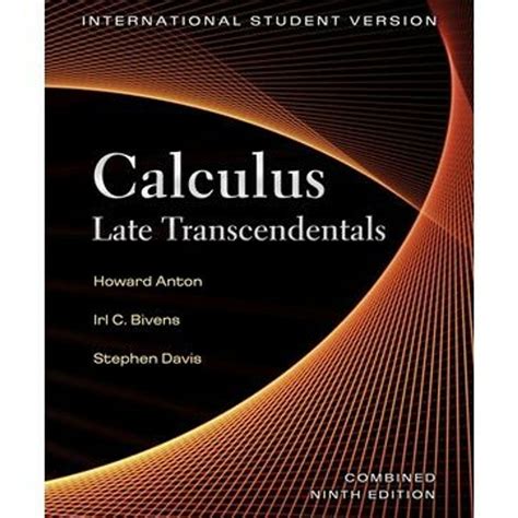 Download Calculus Late Transcendentals 10Th Edition International Student Version 