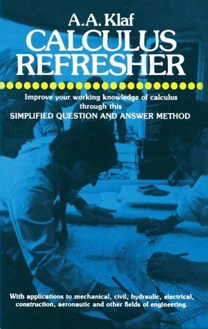 Read Online Calculus Refresher A A Klaf 