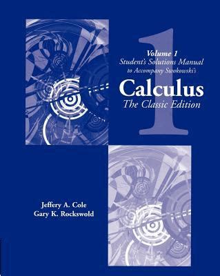 Read Calculus The Classic Edition Solution Manual 