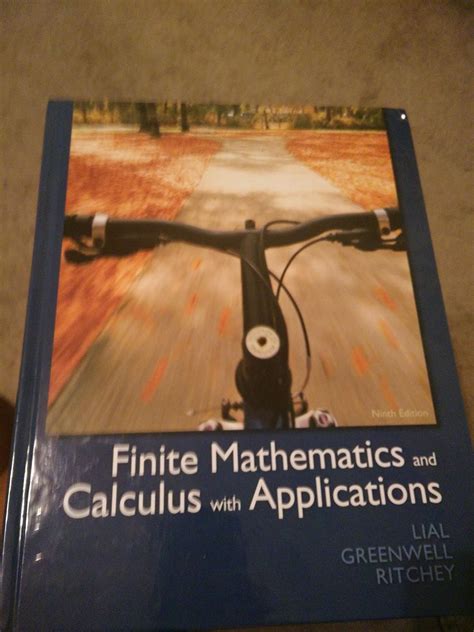 Download Calculus With Applications 9Th Edition By Lial Greenwell And Ritchey 